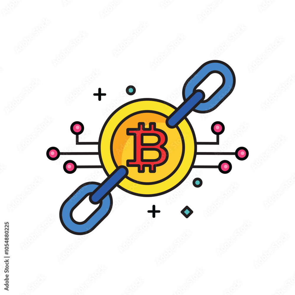 Crypto chains Icon Crypto chains Icon
