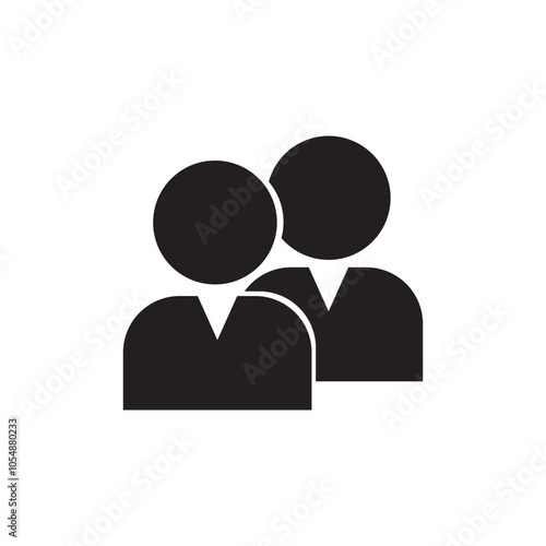 profile icon user people outline person vector symbol 