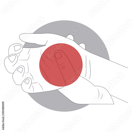 Painful Injuries to Hand and Leg Illustration. Isolated Flat Vector Graphic.