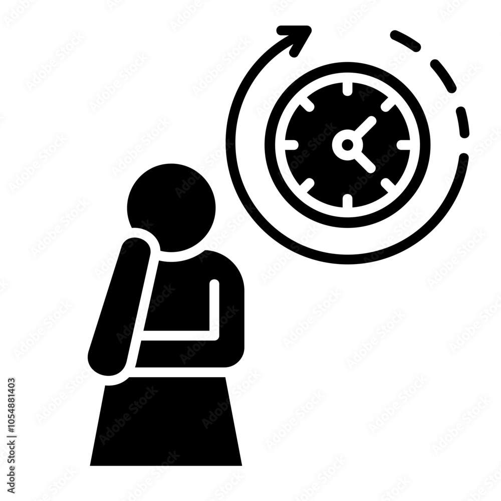 Procrastination Icon Procrastination Icon