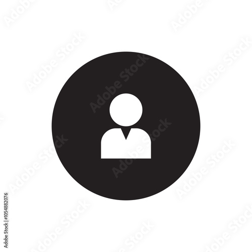 profile icon user people outline person vector symbol 