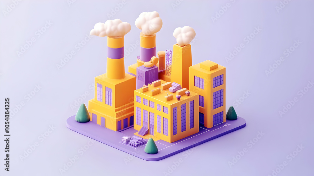 3D Smart Manufacturing Control Center Concept - Automated Monitoring Systems Digital Devices Achievement Manufacturing Automation Icon Background 3D Smart Manufacturing Control Center Concept - Automated Monitoring Systems Digital Devices Achievement Manufacturing Automation Icon Background