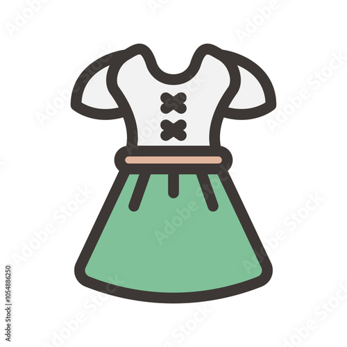 dirndl dress filled style