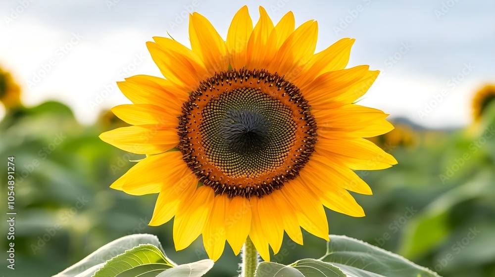 Obraz premium Close Up Sunflower Bloom