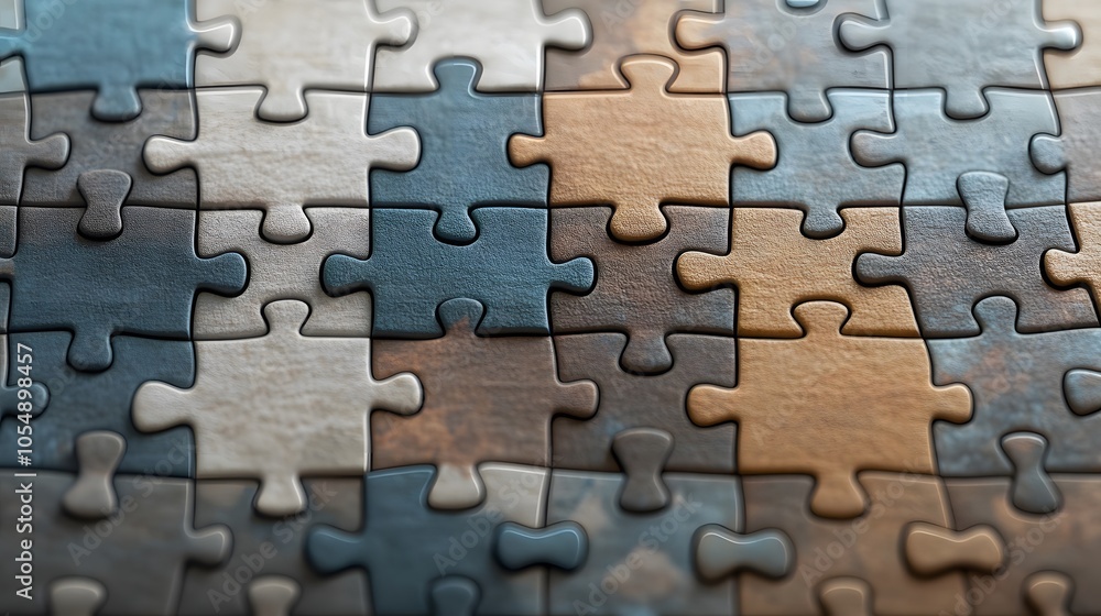 Close-up view of colorful puzzle pieces, showcasing intricate patterns and textures, perfect for creative projects and designs. Close-up view of colorful puzzle pieces, showcasing intricate patterns and textures, perfect for creative projects and designs.