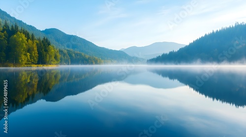Mountain Lake Reflection