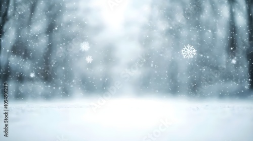 Wallpaper Mural Winter Snowfall Background Torontodigital.ca