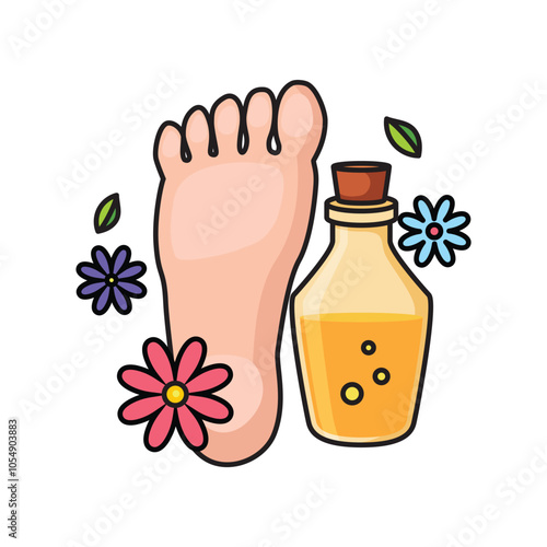 Relaxing Foot Massage Icon