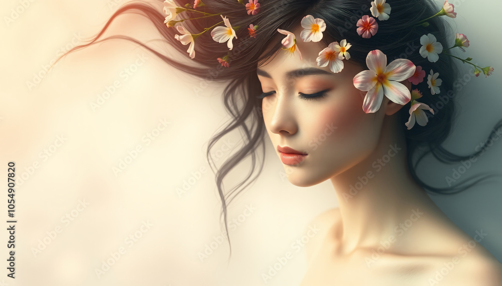 Tranquil Blossom, Generative Ai Tranquil Blossom, Generative Ai
