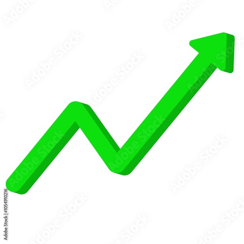 grow green arrows, 3d green arrow, arrow, diagram, bussines, market, grow up