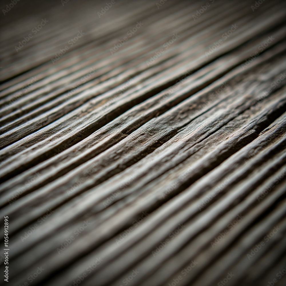 A close-up of weathered brown wooden texture with natural grain and rough patterns A close-up of weathered brown wooden texture with natural grain and rough patterns