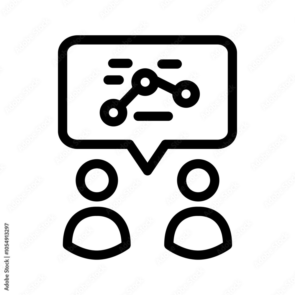 people discuss graph outline style people discuss graph outline style