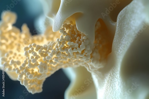 Microscopic View of Bone Structure photo