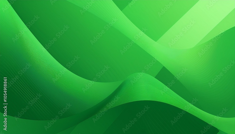 Smooth, flowing waves and a subtle light gradient, creating a calming and serene abstract green background Smooth, flowing waves and a subtle light gradient, creating a calming and serene abstract green background