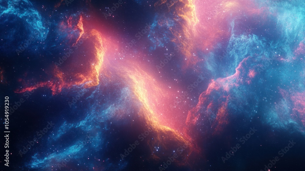 An abstract representation of a galaxy, full of swirling colors and flowing cosmic energy. An abstract representation of a galaxy, full of swirling colors and flowing cosmic energy.