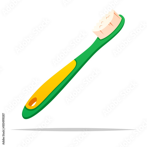 Cute cartoon toothbrush vector isolated illustration