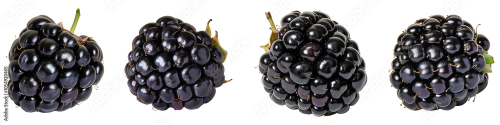 Fresh blackberries arranged on a white isolated background. Fresh blackberries arranged on a white isolated background.