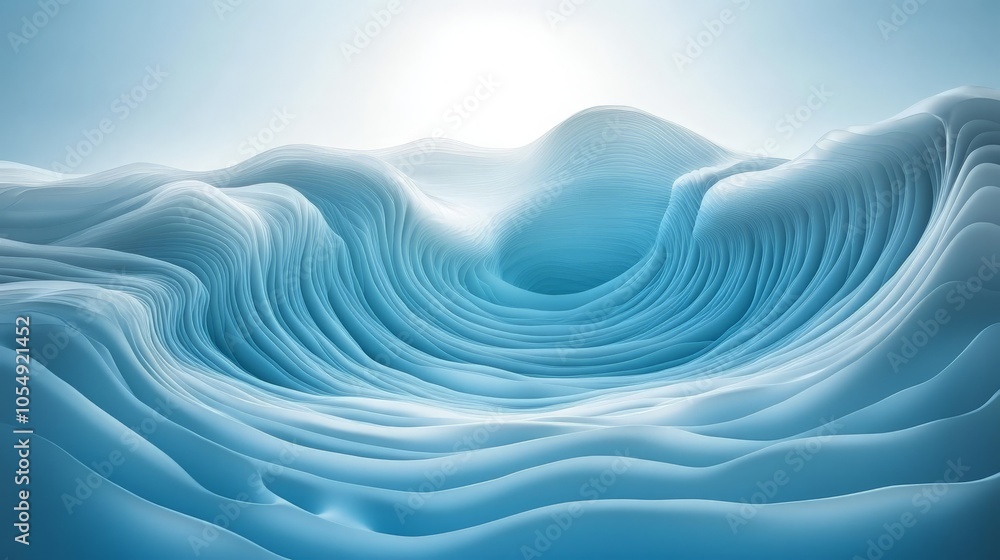 Abstract Blue Swirling D Background Abstract Blue Swirling D Background