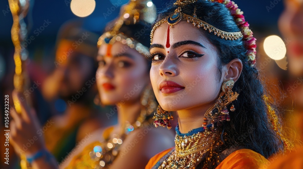 Vibrant Dance Performance in Traditional Attire Vibrant Dance Performance in Traditional Attire