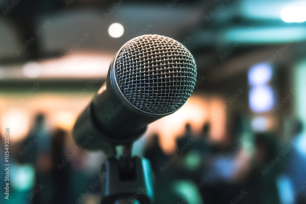 Microphone on a Stand Microphone on a Stand
