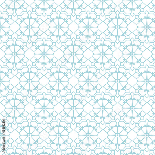 Geometric pattern with light color geometry prints design. Elegance minimalist repeatable clothes pattern design. 