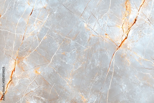 Close-up of a light marble texture with fine veins, blending soft hues of white and gold. Perfect for backgrounds or design projects. photo