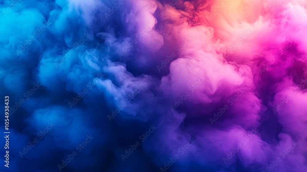 Naklejka premium Bold and Vibrant Colorful Backgrounds with Diffused Lighting