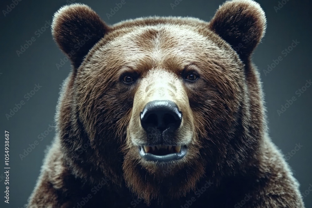 Majestic Grizzly Bear A Close-Up Look at Nature's Powerful Creature Majestic Grizzly Bear A Close-Up Look at Nature's Powerful Creature