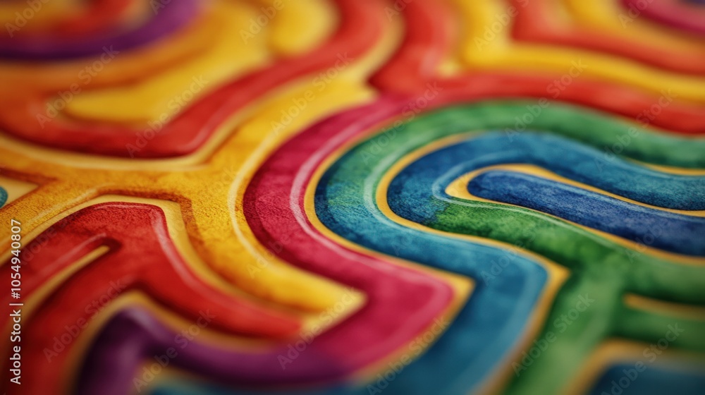 Colorful Maze Patterns Creating a Vibrant Visual Experience for Enjoyment and Creativity Colorful Maze Patterns Creating a Vibrant Visual Experience for Enjoyment and Creativity