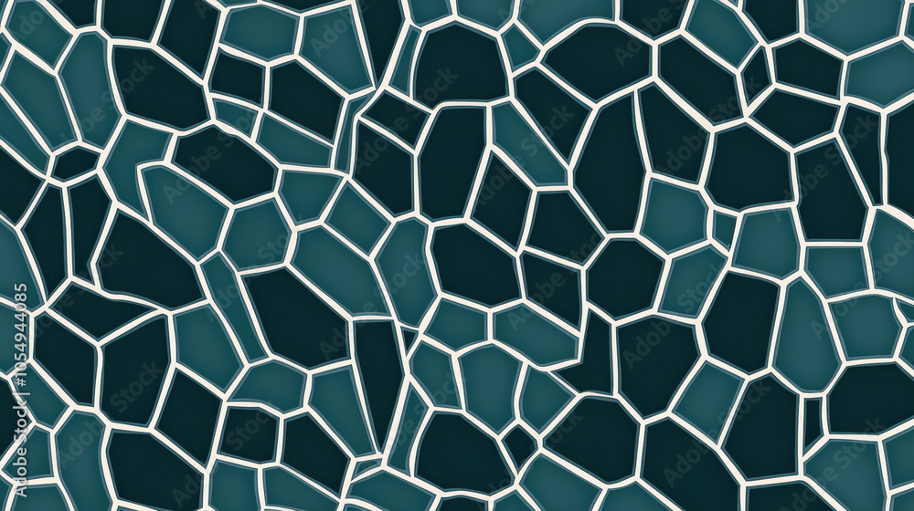 seamless pattern of isometric grid with dark teal background, featuring interconnected shapes that create visually striking design. This abstract pattern adds depth and texture to any project seamless pattern of isometric grid with dark teal background, featuring interconnected shapes that create visually striking design. This abstract pattern adds depth and texture to any project