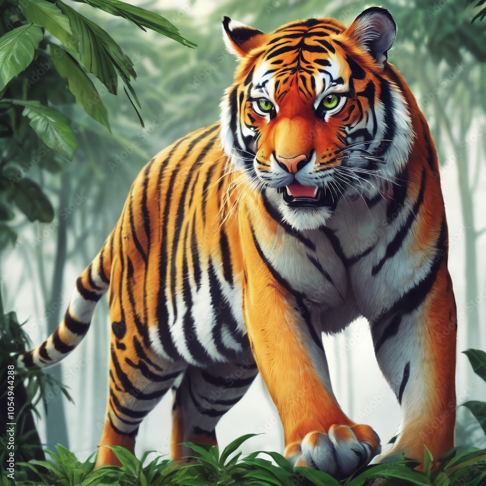 Obraz premium tiger in the forest