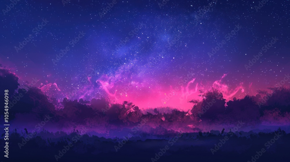 Twilight sky transitioning from blue to deep purple, with stars beginning to twinkle against the darkening canvas Twilight sky transitioning from blue to deep purple, with stars beginning to twinkle against the darkening canvas