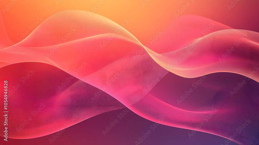 Fototapeta premium Flowing abstract background with soft pink and blue splashes, featuring silky textures and smooth waves, perfect for a vibrant wallpaper or artistic backdrop