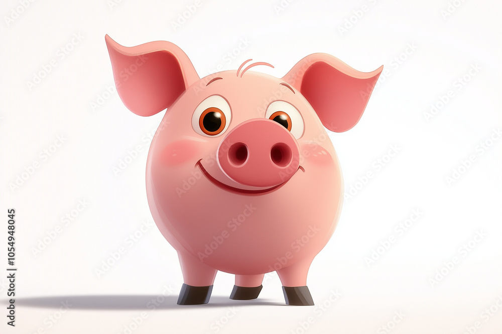 Cheerful Piggy A Cute Cartoon Friend for Kids
Cheerful Piggy A Cute Cartoon Friend for Kids
