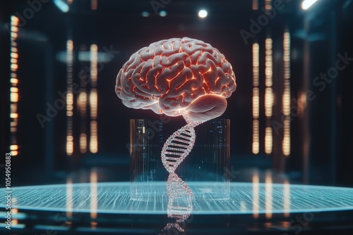 blue helix human DNA structure photo