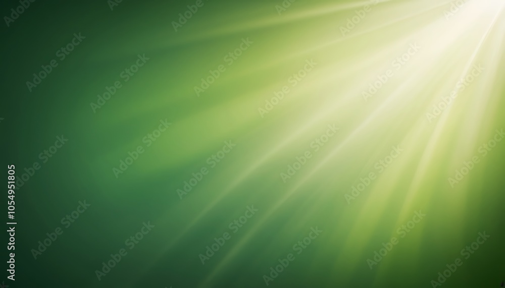 Green light rays with glowing effect background Green light rays with glowing effect background
