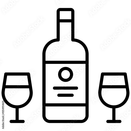 Wein Flasche Winzer Glas