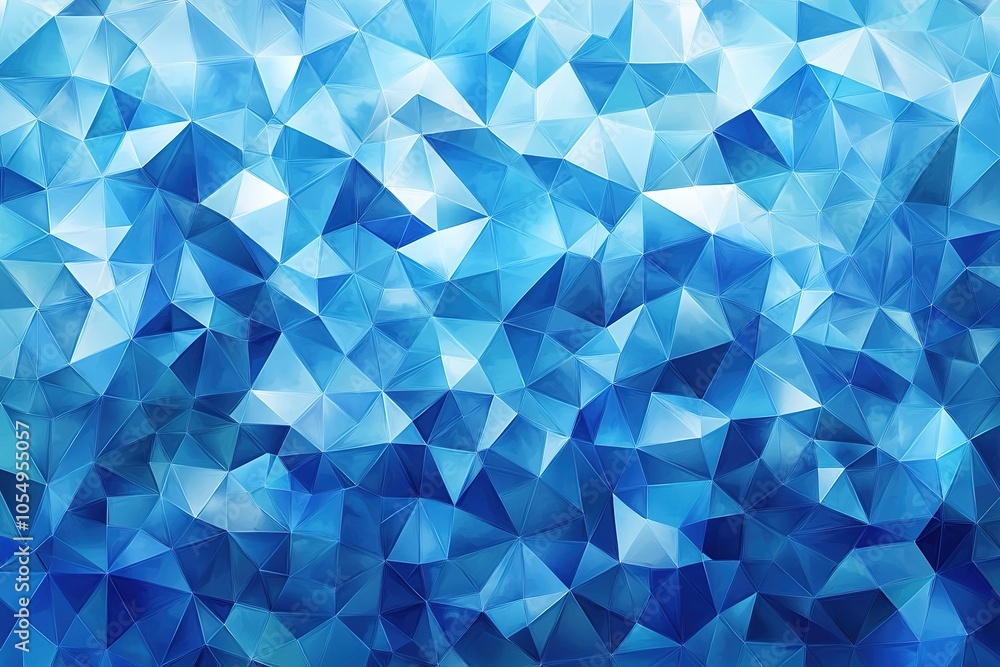 Abstract blue and white geometric low poly background. Abstract blue and white geometric low poly background.