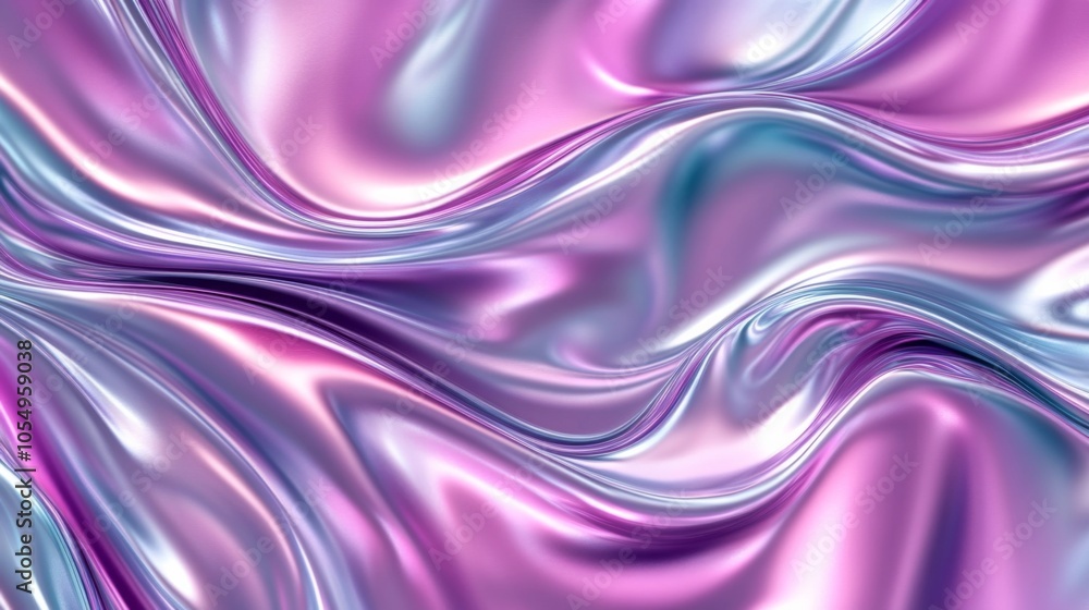 Fototapeta premium Vibrant Surfaces of Polished Aluminum with Subtle Lighting