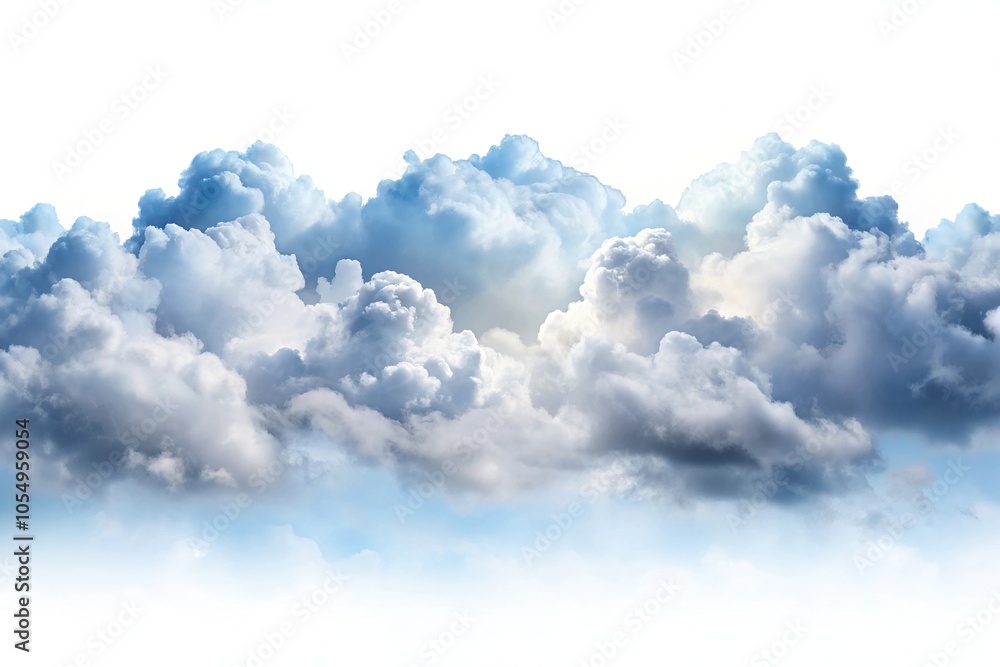 White background with clouds border stock photo White background with clouds border stock photo