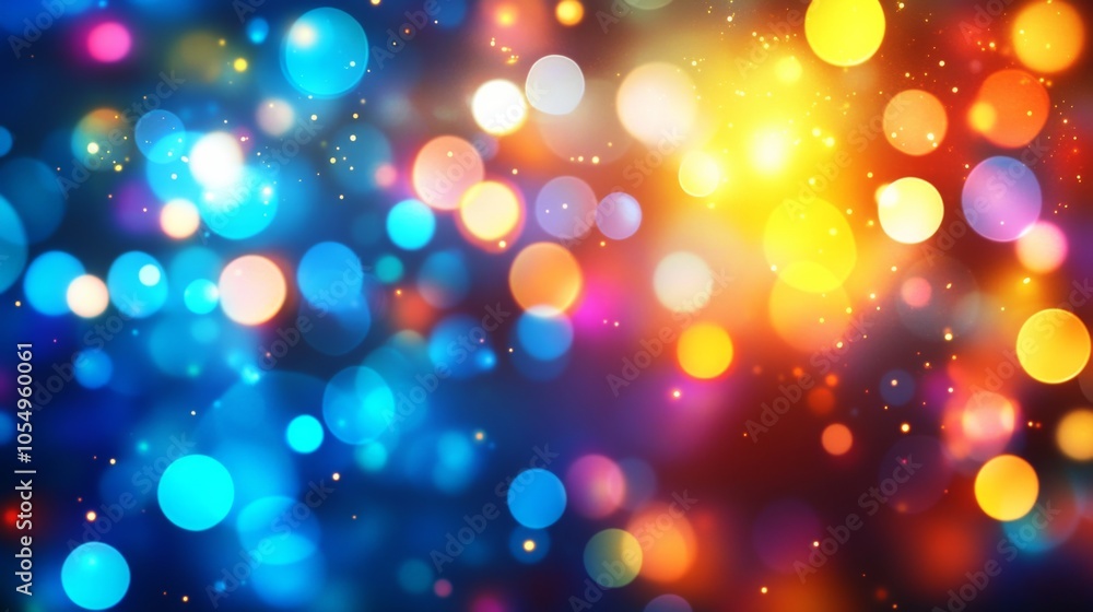 Vibrant Twinkling Lights with Natural Colors Background Vibrant Twinkling Lights with Natural Colors Background