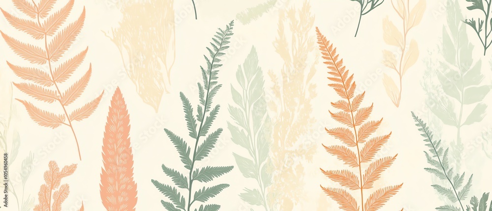 Colorful leaves pattern on textured background Colorful leaves pattern on textured background