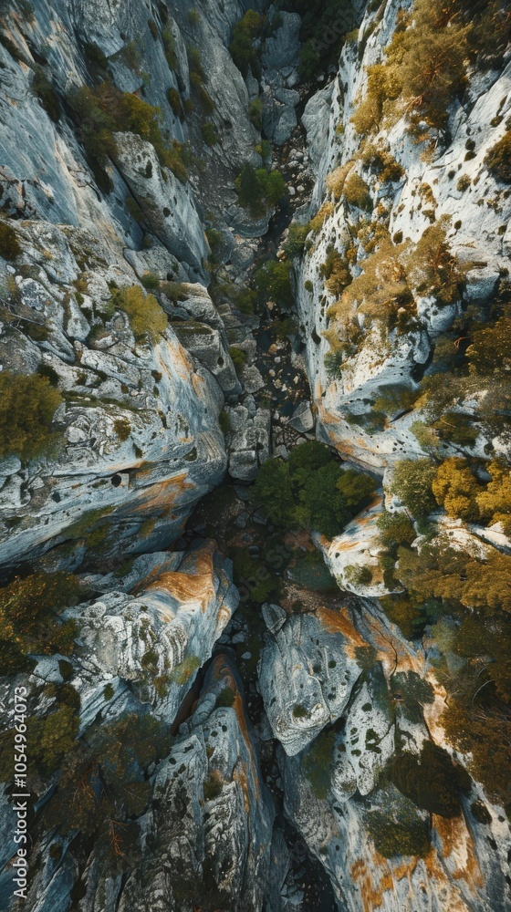 Valley Vista: Aerial View of Rugged Rock Labyrinth Valley Vista: Aerial View of Rugged Rock Labyrinth