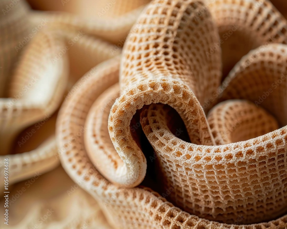 Fototapeta premium A close-up of a textured surface with intricate details. AI.