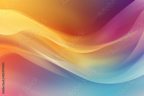 Abstract colorful wavy background with gradient and smooth lines.