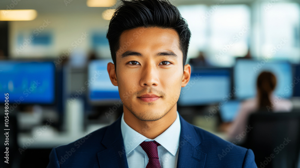 Modern Call Center Professional in Busy Environment Modern Call Center Professional in Busy Environment