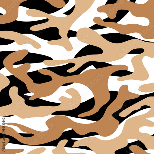 Abstract hand drawn decorative pattern. Vector Illustration.	