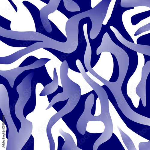 Abstract hand draw decorative pattern. Vector Illustration.