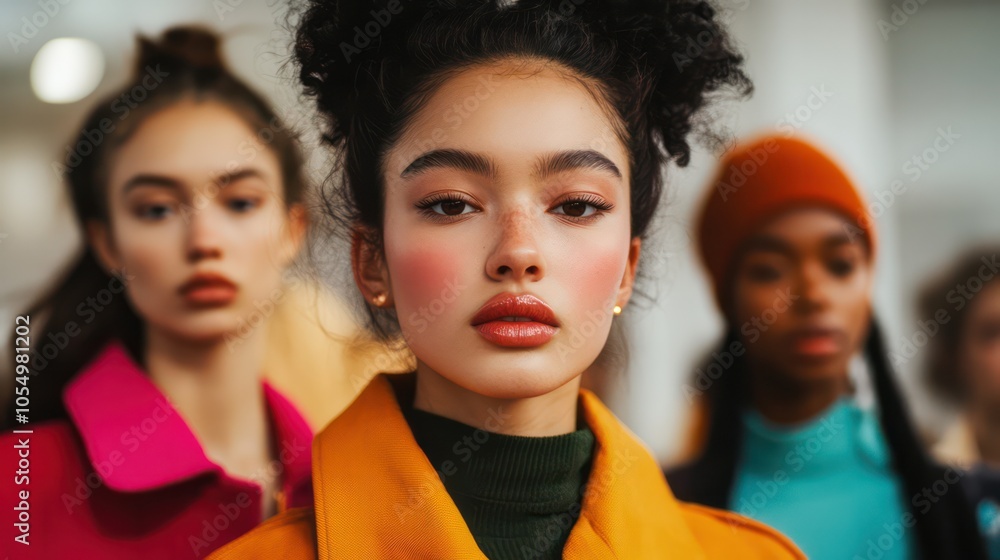 Models Multi-ethnic working on a digital fashion platform that promotes sustainability and responsible consumerism. Models Multi-ethnic working on a digital fashion platform that promotes sustainability and responsible consumerism.