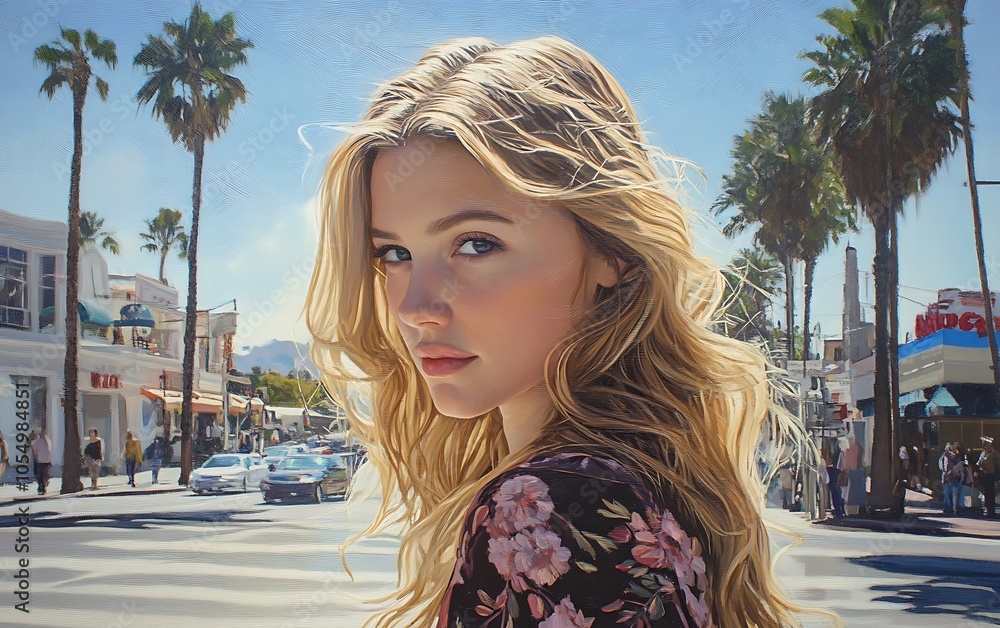 Blond California girl in Los Angeles Blond California girl in Los Angeles